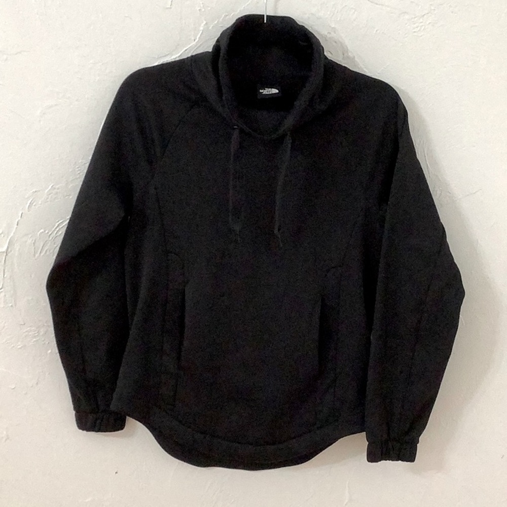 The North Face black Princess Cut Cowl neck  Pullover women size XS EUC